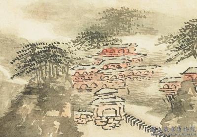 图片[2]-Album of landscape paintings by Hu Gui, Qing dynasty-China Archive